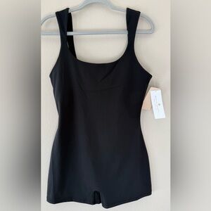 NEW - Spiritual Gangster - Salem Short Bodysuit- Black